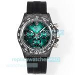 TWF Swiss Replica Rolex Daytona 4130 Green Gradient Dial Carbon Fiber Case Watch 